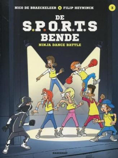 Afbeelding van Sports bende #3 - Ninja dance battle (BAKERMAT, zachte kaft)