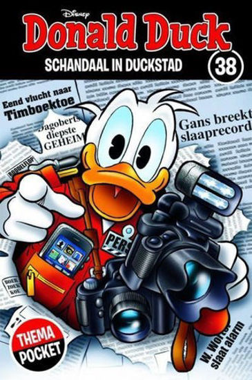 Afbeelding van Donald duck thema pocket #38 - Schandaal in duckstad (SANOMA, zachte kaft)