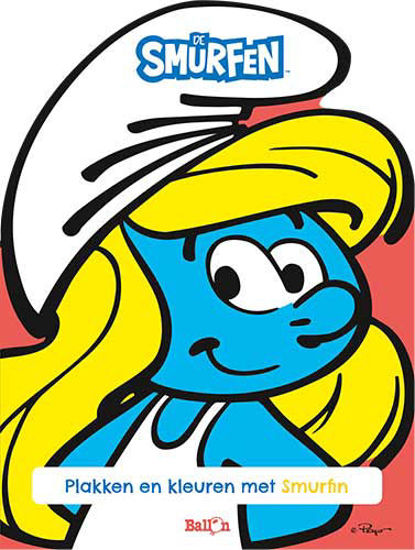 Afbeelding van Smurfen - Plakken en kleuren met smurfin (BALLON, zachte kaft)