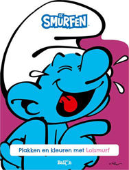 Afbeeldingen van Smurfen - Plakken en kleuren met lolsmurf