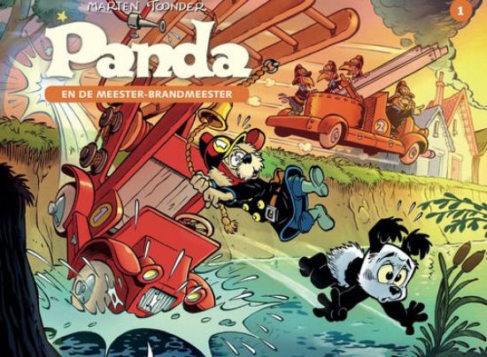 Afbeelding van Panda ballonstrip #2 - Meester-brandmeester 1 (CLICHE, zachte kaft)