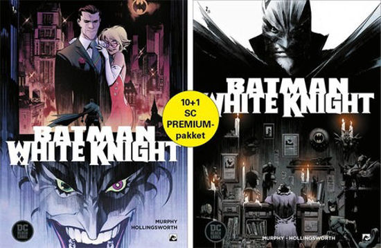 Afbeelding van Batman white knight - White knight premiumpack 1+2+ totem + art print (DARK DRAGON BOOKS, zachte kaft)