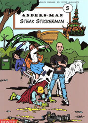 Afbeeldingen van Anders man #5 - Steak stickerman