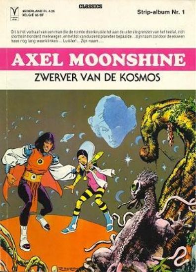 Afbeelding van Axel moonshine #1 - Zwerver kosmos - Tweedehands (ARBORIS, zachte kaft)