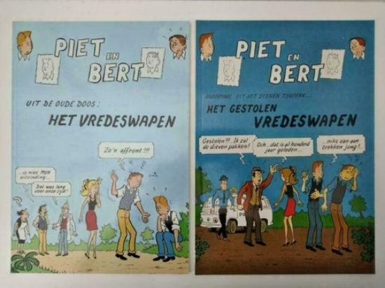 Afbeelding van Piet pienter -  vredeswapen+gestolen vredeswapen - Tweedehands (VZW STRIPBEURS MIDDELKERKE, zachte kaft)