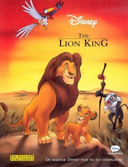 Afbeelding van Disney filmstrips - Lion king (BIG BALLOON, zachte kaft)