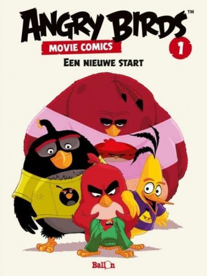 Afbeelding van Angry birds movie comics pakket 1-3 (BALLON, zachte kaft)