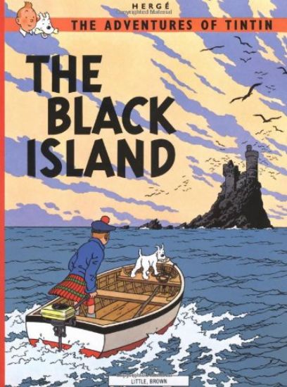 Afbeelding van Tintin - Black island (LITTLE BROWN AND COMPANY, zachte kaft)