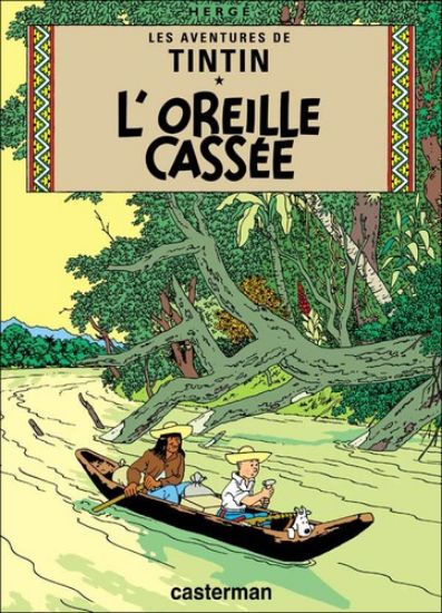 Afbeelding van Tintin - Oreille cassee - Tweedehands (CASTERMAN, harde kaft)