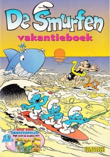 Afbeelding van Smurfen - Vakantieboek 1996 - Tweedehands (BIG BALLOON, zachte kaft)