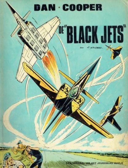 Afbeelding van Dan cooper #16 - Black jets - Tweedehands (HELMOND , zachte kaft)