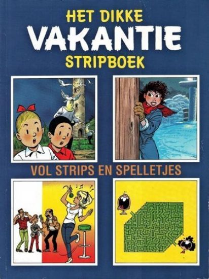 Afbeelding van Vakantieboeken - Dikke vakantie stripboek vol strips en spelletjes - Tweedehands (STANDAARD, zachte kaft)