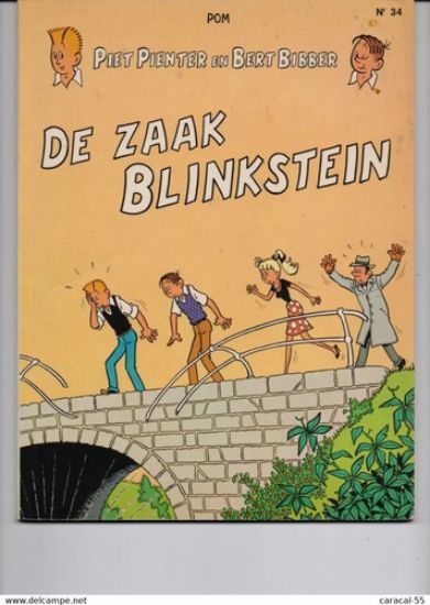 Afbeelding van piet pienter en bert bibber #34 - Zaak blinkstein - Tweedehands (DE VLIJT, zachte kaft)