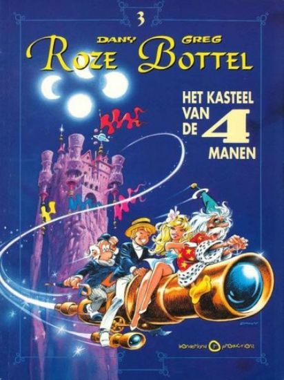 Afbeelding van Roze bottel #3 - Kasteel van 4 manen (WONDERLAND PRODUCTIONS, zachte kaft)