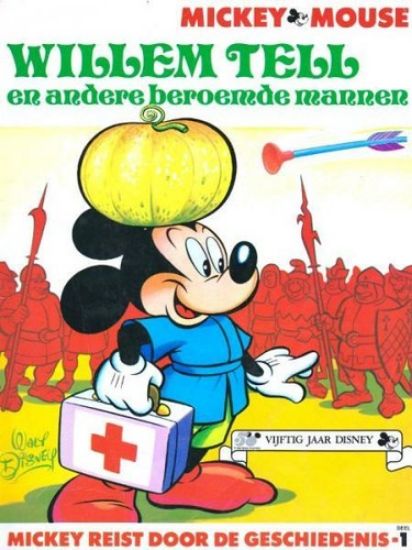 Afbeelding van Mickey mouse - Willem tell en ander beroemde mannen - Tweedehands (AMSTERDAM BOEK, zachte kaft)