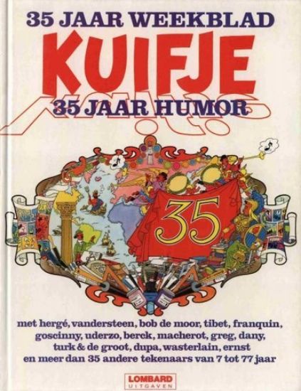 Afbeelding van Kuifje 35 jaar weekblad - 35 jaar humor - Tweedehands (LOMBARD, harde kaft)