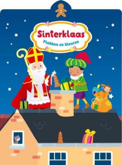 Afbeelding van Plakken en kleuren - Sinterklaas (BALLON, zachte kaft)