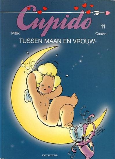 Afbeelding van Cupido #11 - Tussen maan en vrouw - Tweedehands (DUPUIS, zachte kaft)