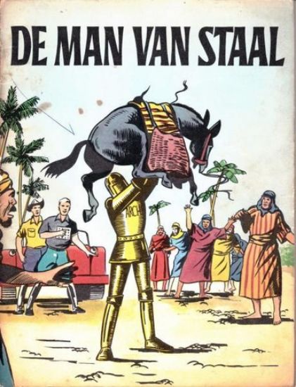 Afbeelding van Man van staal #1 - Gouden sfinx - Tweedehands (DE SPAARNESTAD, zachte kaft)