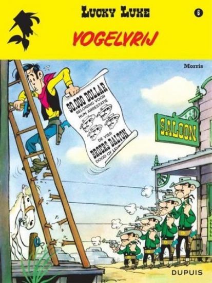 Afbeelding van Lucky luke nieuwe nummering #6 - Vogelvrij (DUPUIS, zachte kaft)