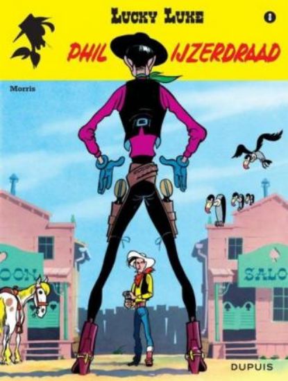 Afbeelding van Lucky luke nieuwe nummering #8 - Phil ijzerdraad (DUPUIS, zachte kaft)