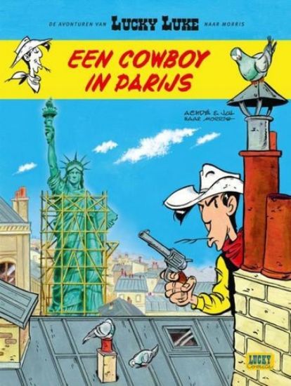 Afbeelding van Lucky luke naar morris #8 - Cowboy in parijs (DUPUIS, zachte kaft)