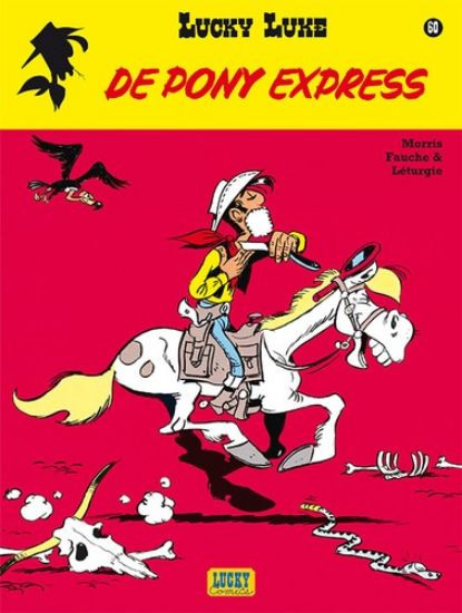 Afbeelding van Lucky luke nieuwe nummering #60 - Pony express (LUCKY COMICS, zachte kaft)