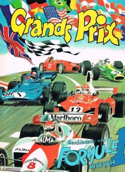 Afbeelding van Grands prix - Geschiedenis van formule 1 : 1950 - 1984 - Tweedehands (HET VOLK, zachte kaft)