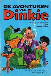 Afbeeldingen van Dinkie #2 - Jacht op de rode koffer+reuzeninktvis - Tweedehands (TIJDSCHRIFTEN UITGEVERS MIJ, harde kaft)