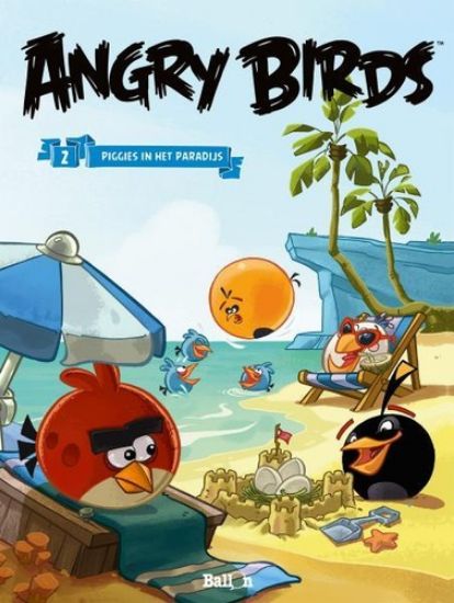 Afbeelding van Angry birds #2 - Piggies in het paradijs (BALLON, zachte kaft)