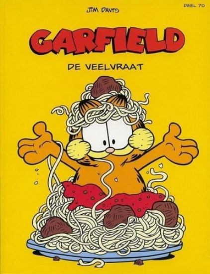 Afbeelding van Garfield #70 - Veelvraat - Tweedehands (LOEB, zachte kaft)