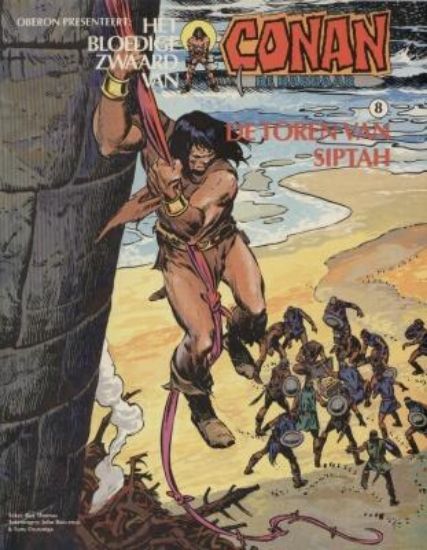 Afbeelding van Conan #8 - Toren van siptah - Tweedehands (OBERON, zachte kaft)