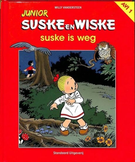 Afbeelding van Klein suske en wiske - Suske is weg (avi1) rood - Tweedehands (STANDAARD, harde kaft)