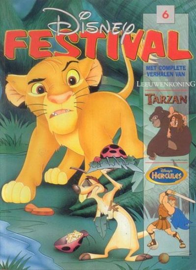 Afbeelding van Disney filmstrips #6 - Disney festival leeuwenkoning - Tweedehands (VNU TIJDSCHRIFTEN, zachte kaft)
