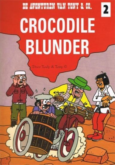 Afbeelding van Tony & co #2 - Crocodile blunder - Tweedehands (T&T'S ART, zachte kaft)