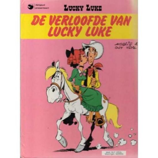 Afbeelding van Lucky luke #25 - Verloofde van lucky luke - Tweedehands (DARGAUD, harde kaft)