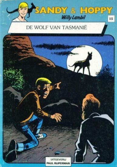 Afbeelding van Sandy en hoppy #15 - Wolf van tasmanie - Tweedehands (PAUL RIJPERMAN, zachte kaft)