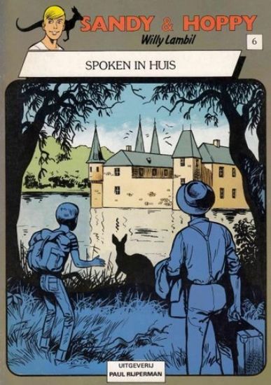 Afbeelding van Sandy en hoppy #6 - Spoken in huis - Tweedehands (PAUL RIJPERMAN, zachte kaft)