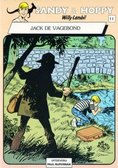 Afbeelding van Sandy en hoppy #11 - Jack de vagabond - Tweedehands (PAUL RIJPERMAN, zachte kaft)