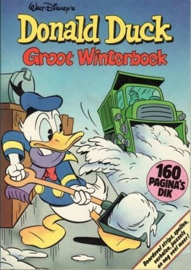 Afbeelding van Donald duck - Groot winterboek 1987 - Tweedehands (OBERON, zachte kaft)