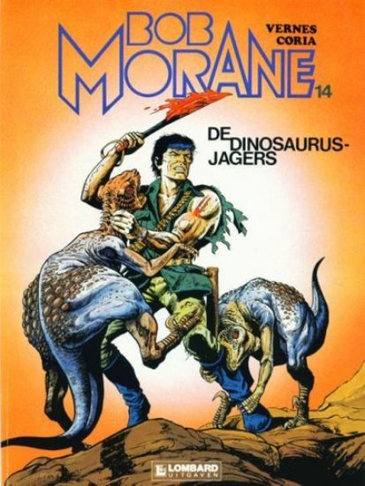 Afbeelding van Bob morane #14 - Dinosaurusjagers - Tweedehands (LOMBARD, zachte kaft)
