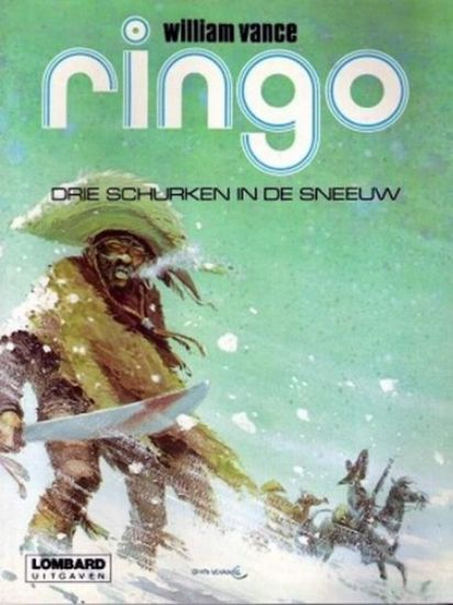 Afbeelding van Ringo - Drie schurken in de sneeuw - Tweedehands (LOMBARD, zachte kaft)