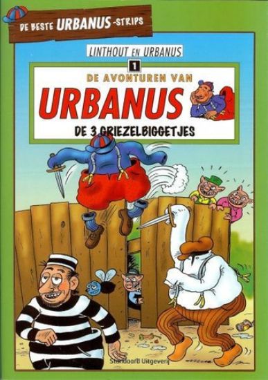 Afbeelding van De beste urbanus strips #1 - 3 grizelbiggetjes (STANDAARD, zachte kaft)