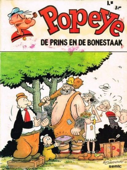 Afbeelding van Popeye #17 - Prins en de bonestaak - Tweedehands (SEMIC, zachte kaft)
