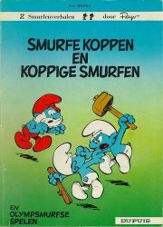 Afbeeldingen van Smurfen #9 - Smurfekoppen en koppige smurfen - Tweedehands (DUPUIS, zachte kaft)