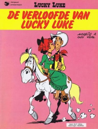 Afbeelding van Lucky luke #25 - Verloofde van lucky luke - Tweedehands (DARGAUD, zachte kaft)