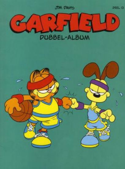 Afbeelding van Garfield #13 - Dubbelalbum - Tweedehands (LOEB, zachte kaft)