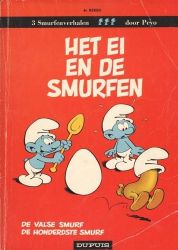 Afbeeldingen van Smurfen #4 - Ei en de smurfen - Tweedehands (DUPUIS, zachte kaft)