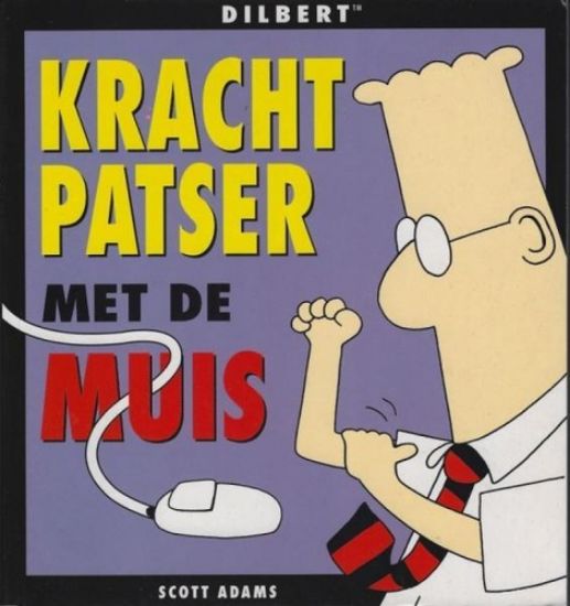 Afbeelding van Dilbert #1 - Krachtpatser met de muis - Tweedehands (BIG BALLOON, zachte kaft)