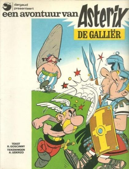 Afbeelding van Asterix - Gallier/gouden snoeimes - Tweedehands (DARGAUD, harde kaft)